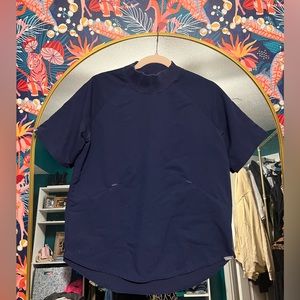 Figs smocked scrub top